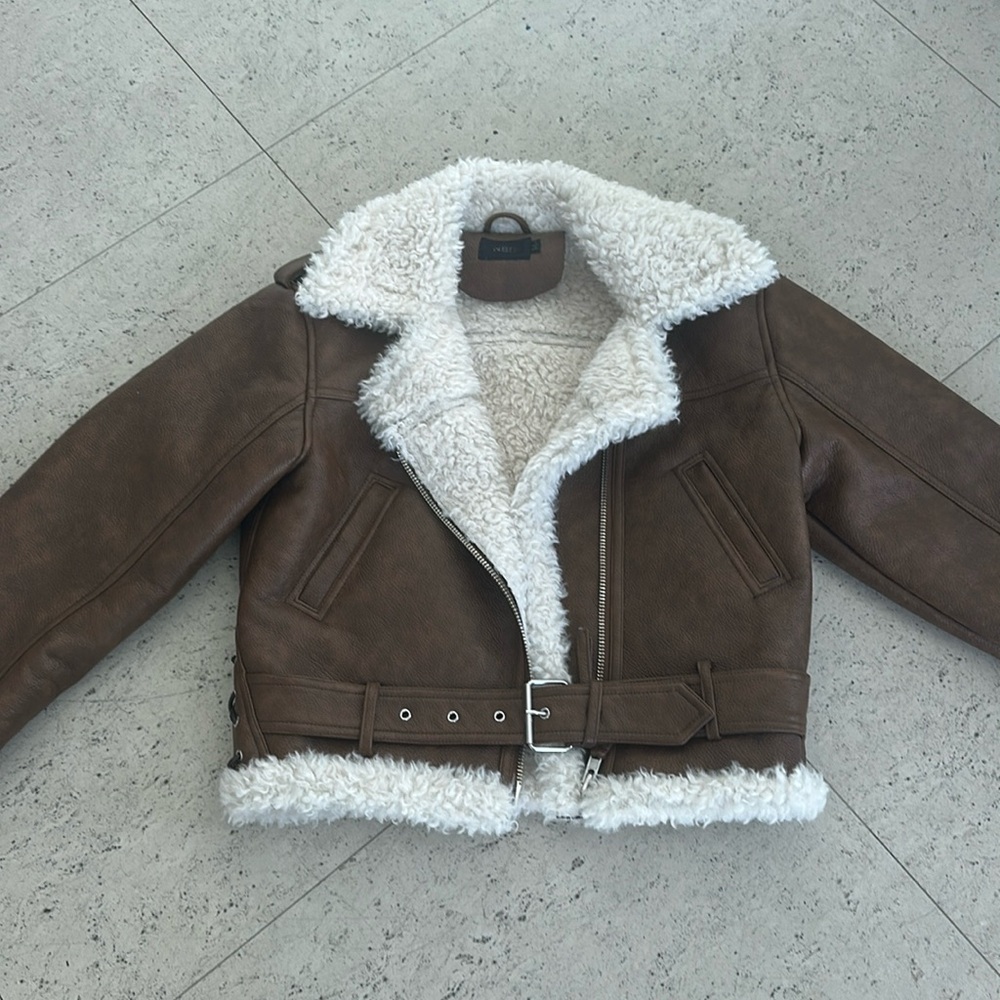 NBD faux leather jacket. You never worn without tags.
